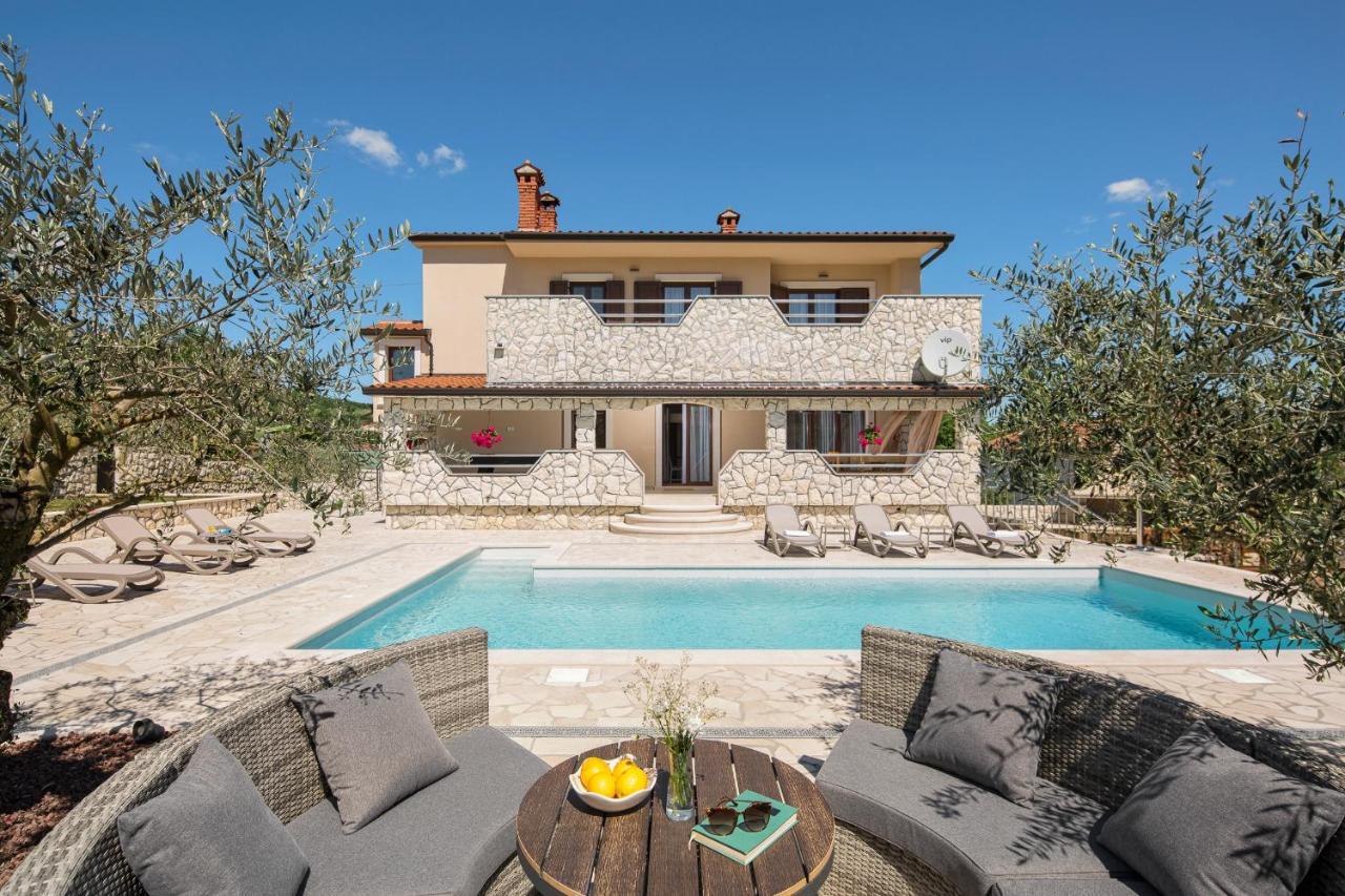 Villa Vesna With Sauna, Hot Tub Potpićan エクステリア 写真